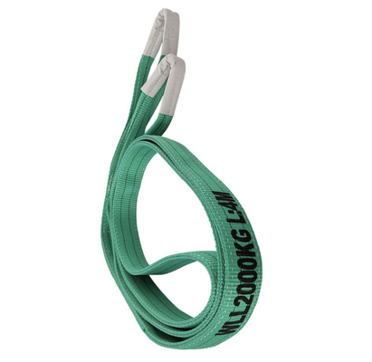 comprar Corrrentes de levantamento tecidas do poliéster do estilingue 2T do Webbing do poliéster do teste padrão com dois olhos online manufacture