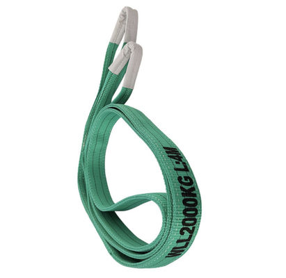 comprar Sling de tecido de poliéster de tecelagem 2T Slings de poliéster de elevação com dois olhos online manufacture