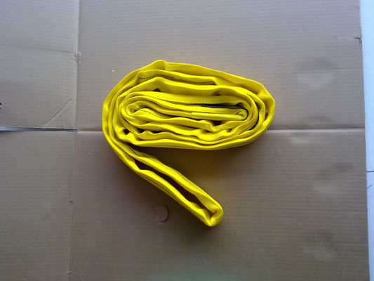 comprar Flexível Poliéster Amarelo Sling Redondo Infinito 3000Kg Para Carregamento do Porto online manufacture