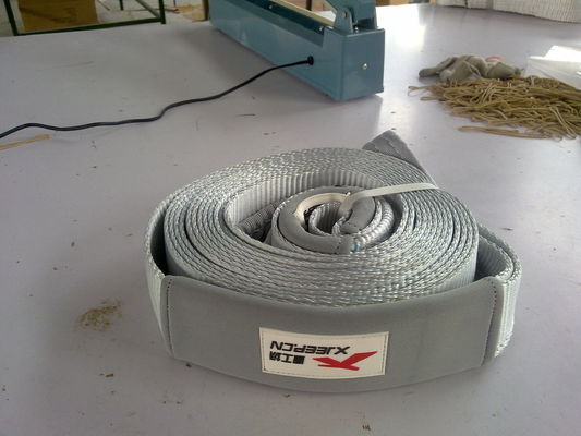 comprar Logotipo personalizado Cintos de recuperação de caminhão Cintos de extensão de guincho MBS 8000 KG 75mm online manufacture