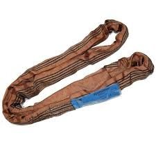 comprar Marrom 6 toneladas poliéster Sling redondo sem fim para barras de aço grandes Eco-friendly online manufacture