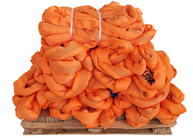 comprar Cor tecida lisa material da laranja do teste padrão do poliéster redondo infinito resistente do estilingue online manufacture