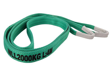 comprar Uma certificação lisa do TUV do estilingue da Web do olho das corrrentes de levantamento do Webbing da cor verde da correia da maneira online manufacture