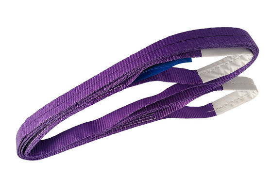 comprar Poliéster roxo Sling Flat Webbing Sling Flat Web Lifting Slings ISO9000 online manufacture