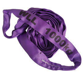 comprar Largura roxa da cor 43mm do estilingue redondo infinito de 1 toneladas macio do poliéster para levantar online manufacture