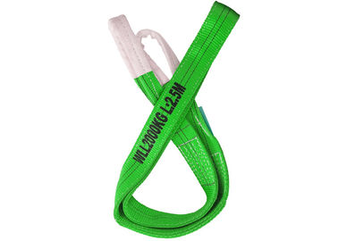 comprar O estilingue dobro verde do Webbing da dobra, corrrentes de levantamento lisas da Web 2T personalizou o tamanho online manufacture