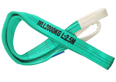 comprar do estilingue liso do Webbing do poliéster 2T cor verde para a construção Railway online manufacture