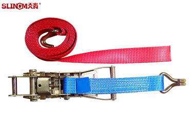 comprar As correias resistentes azuis da catraca, Lockable amarram prendem com correias para baixo o padrão EN12195-2 online manufacture