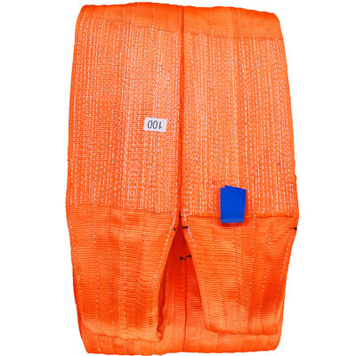 comprar Cor alaranjada frente e verso da corrrente de levantamento do poliéster do Webbing 60T online manufacture