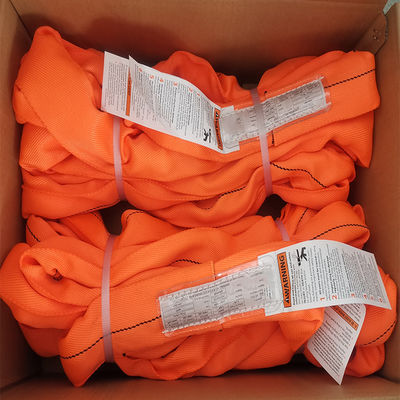 comprar Pesado 5 a 1 Poliéster Round Sling Jacket Twill Tecido Vertical 17000 LBS online manufacture