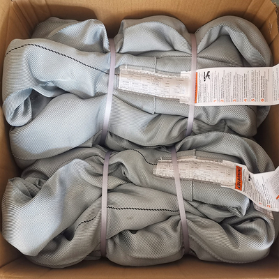 comprar ASME B30.9 Grey Polyester Lifting Sling Round 32000 libras verticais resistentes online manufacture