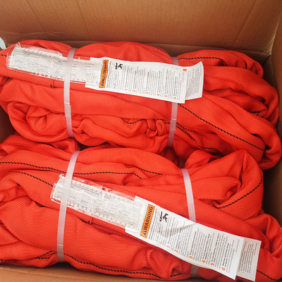 comprar Do estilingue redondo infinito resistente do poliéster do OEM vertical vermelho 7 toneladas online manufacture