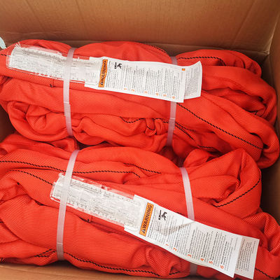 comprar OEM Heavy Duty Poliéster Sling Red Vertical 7 toneladas online manufacture
