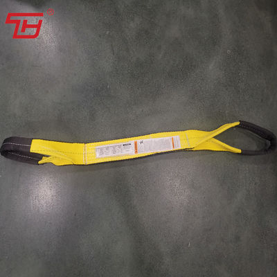 comprar 9800 #/ polegada 2Ply Black Edge tratados em ambos os lados poliéster web sling Twisted Eyes fácil de usar online manufacture