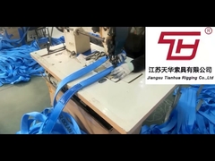 Slings de fibra de poliéster de alta tenacidade e sem fim para elevação de portos