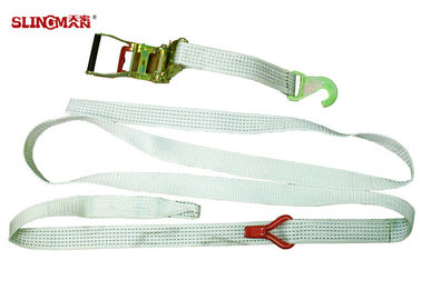 50MM Polyester Car Trailer Tie Down Straps LC2500 DN EN12195-2 For Boat Lashing