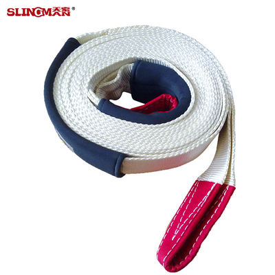 MBS 11000 KG 75mm Heavy Duty Recovery Straps , Lightweight Trailer Tow Straps